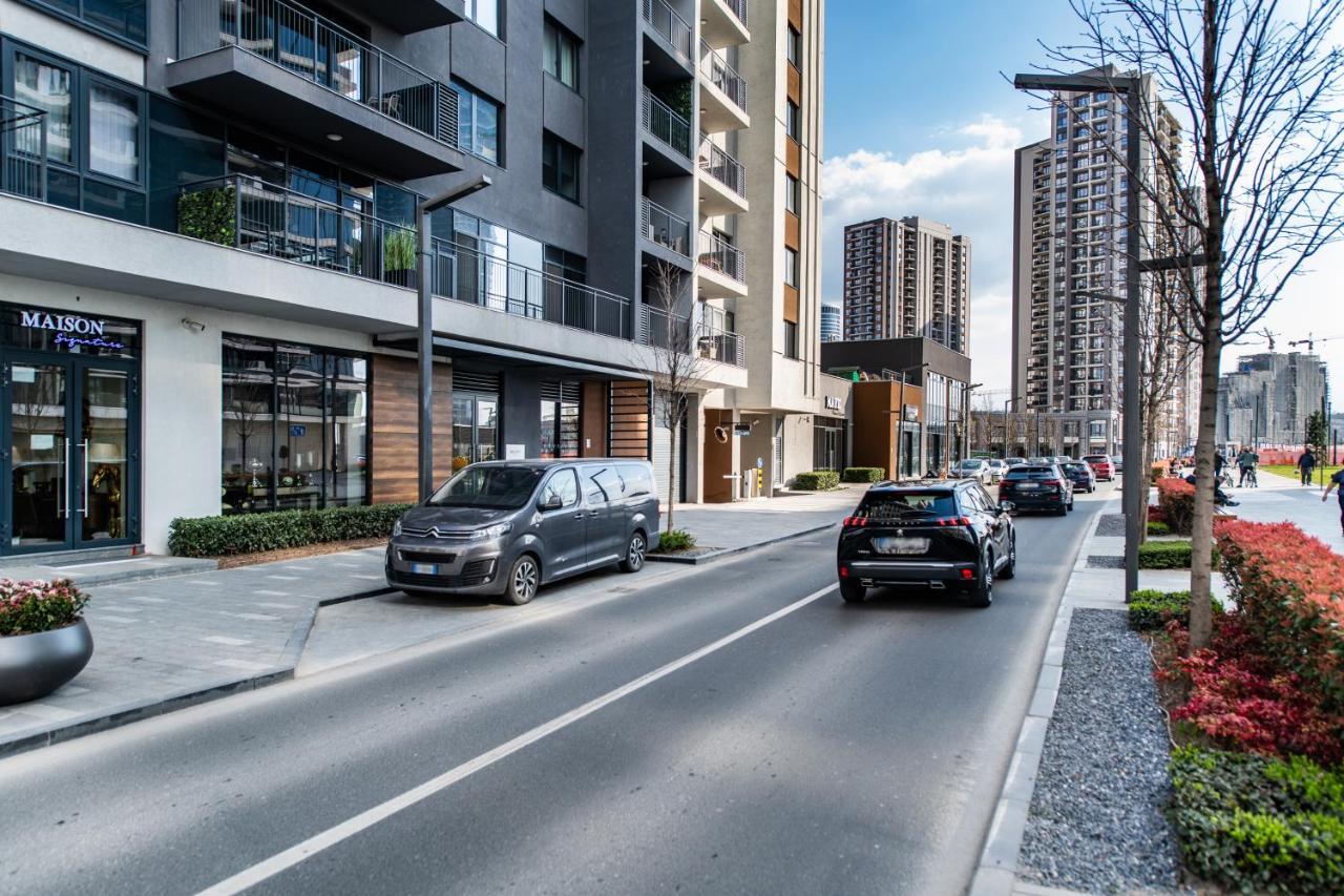 Modern Apartment In Belgrade Waterfront Esterno foto